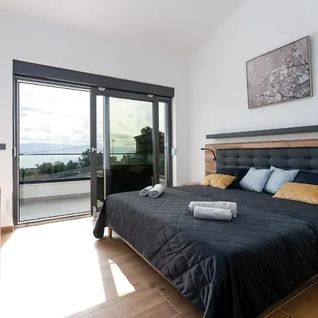 Vila Lavanda -semi-detached With A Pool And A Panoramic View, Close To A Sandy Beach- By Traveler Tourist Agency Krk Risika